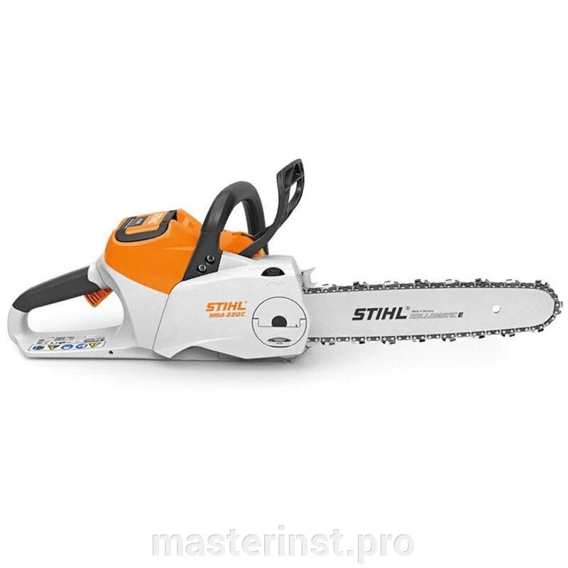 Пила цепная аккум. STIHL MSA 220 C-BQ, шина R 35 см, цепь 63 PS 50 1251 200 0148 от компании "Мастер Инструмент" магазин - фото 1