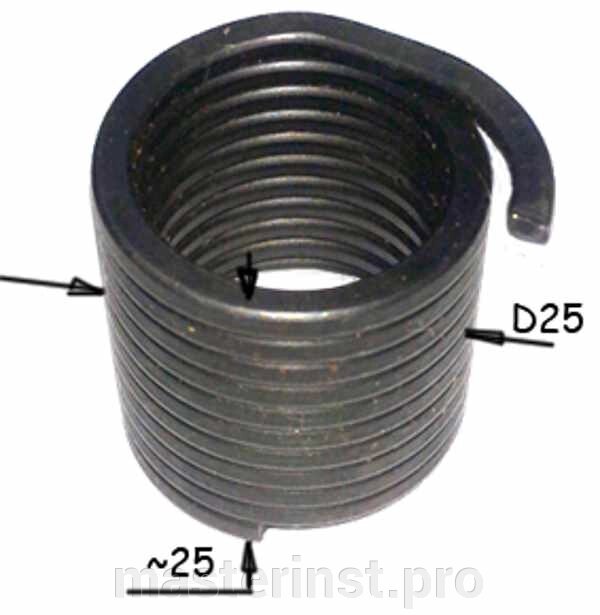 Пружина сцепления d-19.5мм ПАРМА М3 (3079)  (усик по час) 02.010.00128 от компании "Мастер Инструмент" магазин - фото 1