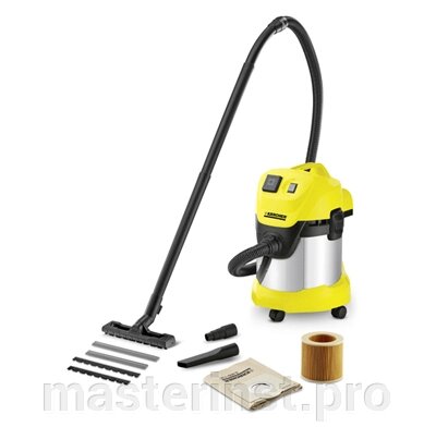 Пылесос KARCHER WD3 P сух/влажн 1.629-891.0  см. 1.629-840.0 от компании "Мастер Инструмент" магазин - фото 1