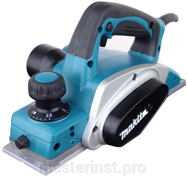 Рубанок MAKITA KP0800 620Вт,17000об/м, ширина-82мм, глуб-2.5мм,2.6кг, кор от компании "Мастер Инструмент" магазин - фото 1