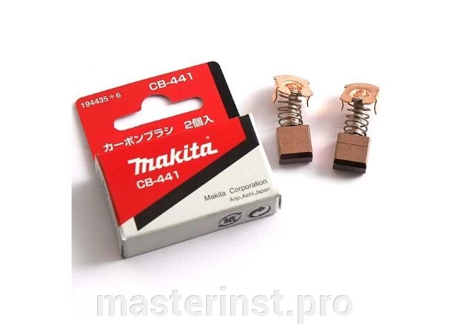 Щетки MAKITA №441 7*11мм 194435-6, DHR202RFE 18в, медно-графит, от компании "Мастер Инструмент" магазин - фото 1