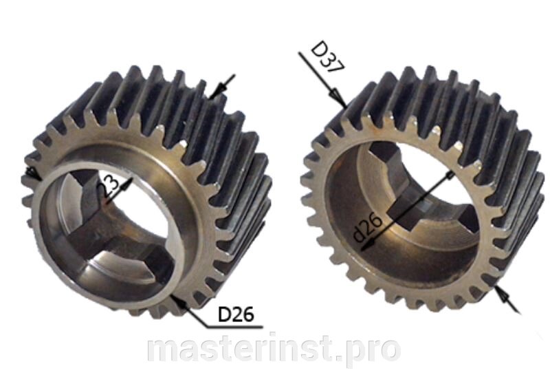 Шестерня КАНАКОВО П-800 под шпонку d15х37 010069(835В) от компании "Мастер Инструмент" магазин - фото 1