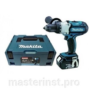 Шуруповерт аккумуляторный MAKITA DDF451RFE (18V, 13 мм, 3 скор, 80/40Hm, 2*3 от компании "Мастер Инструмент" магазин - фото 1