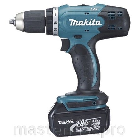 Шуруповерт аккумуляторный MAKITA DDF453RFE (18В,2x3АчLi-ion. БЗП-13мм,0-400/1300об,м, 42Нм/27Нм. 1,8 от компании "Мастер Инструмент" магазин - фото 1