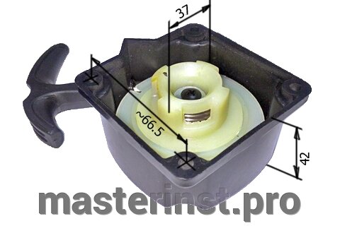 Стартер тримера CARVER GBC-033 010021(B) 01.011.00086 от компании "Мастер Инструмент" магазин - фото 1