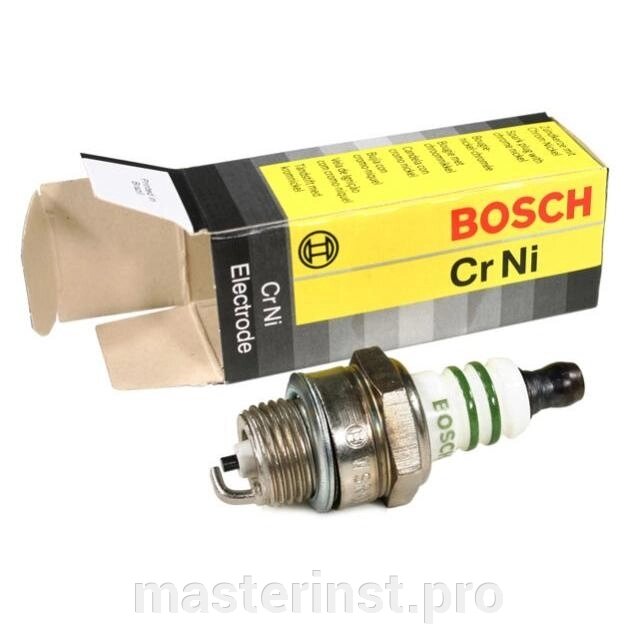 Свеча 2-х такт. М14*1,25  WSR6F BOSCH дл. 9*52 для MS361 оригинал 1110 400 7005 от компании "Мастер Инструмент" магазин - фото 1