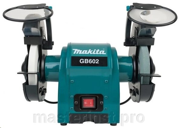 Точило 150мм MAKITA GB 602 точило (250Вт, 2850 об/мин, d=150мм*12,7мм посадочн 16мм, 9,4кг) от компании "Мастер Инструмент" магазин - фото 1