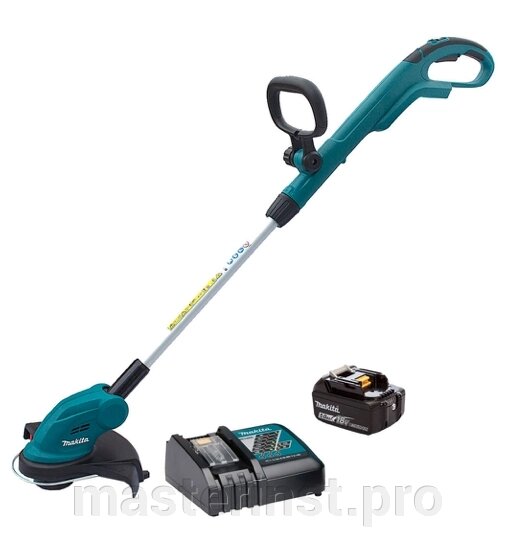 Триммер аккумуляторный MAKITA DUR181RF 18В, 1х3Ач Li-Ion,26см,7800об/м,2.6кг, кор,2рукоят (петля), регу от компании "Мастер Инструмент" магазин - фото 1