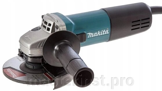 Угловая шлифмашина MAKITA 9558HNR УШМ  Плавный пуск 840Вт 11000 об/мин диск 125мм от компании "Мастер Инструмент" магазин - фото 1