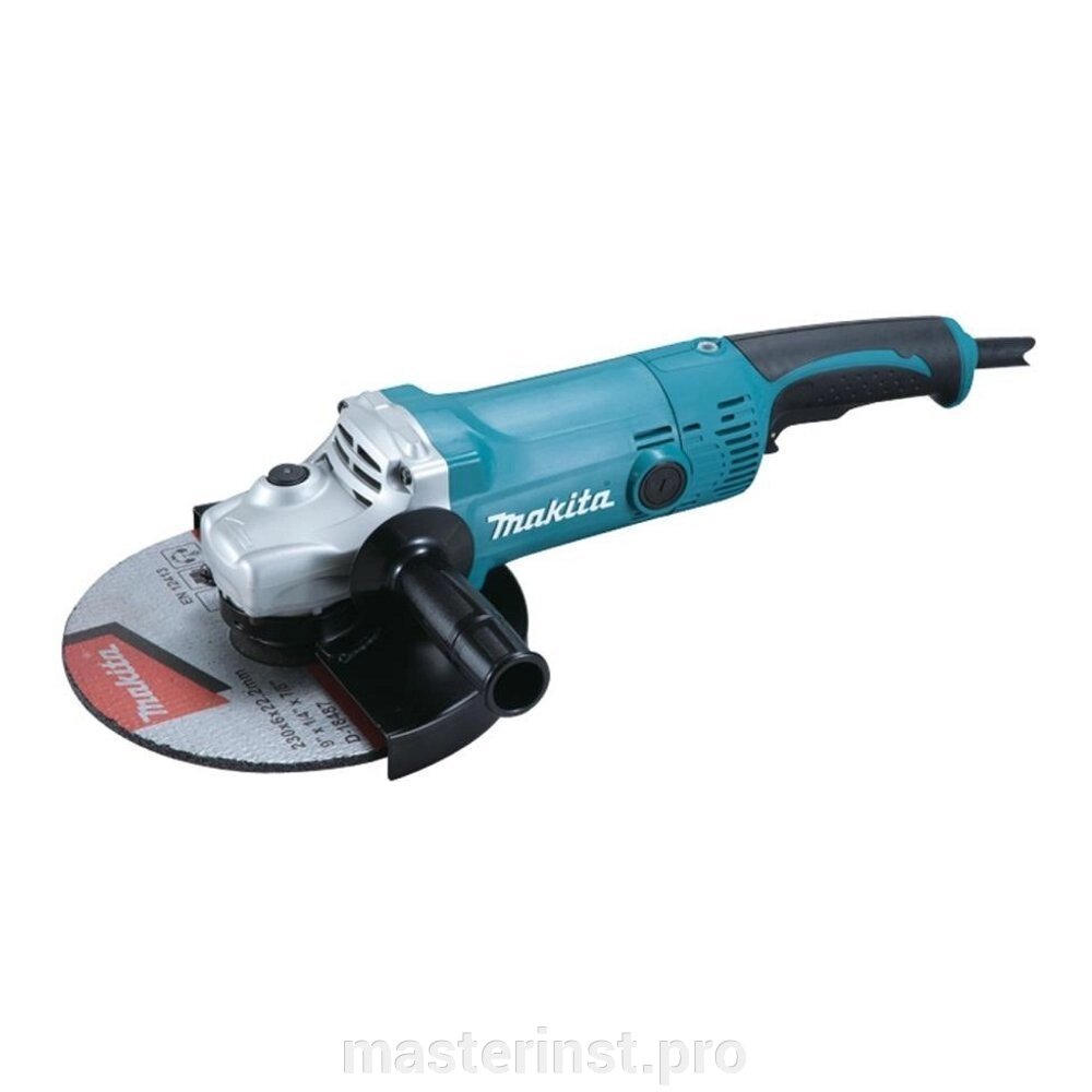 Угловая шлифмашина MAKITA GA9050 УШМ,ф230мм,2000Вт,6600об/м,4.7кг, кор от компании "Мастер Инструмент" магазин - фото 1