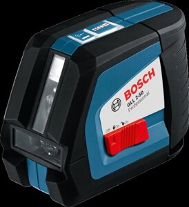 Уровень лазерный BOSCH GLL 2-50 + BМ1+L-BOXX с приемником до 50м, точность 0,3мм