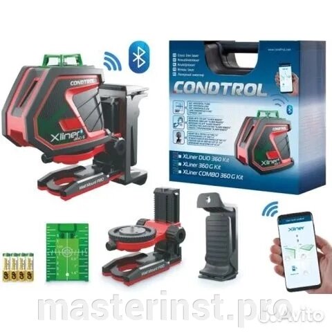 Уровень лазерный CONDTROL  Xliner Combo 360G Kit 1-2-412 от компании "Мастер Инструмент" магазин - фото 1