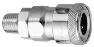 Быстросъемное соединение с внешней резьбовой частью 1/2"PT/ SMC /мама"