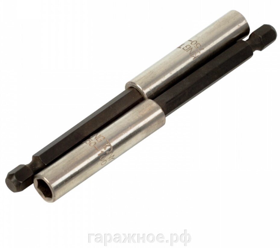 Держатель вставок (бит) 1/4", 100 мм, магнитный, для шуруповерта от компании ООО "Евростор" - фото 1