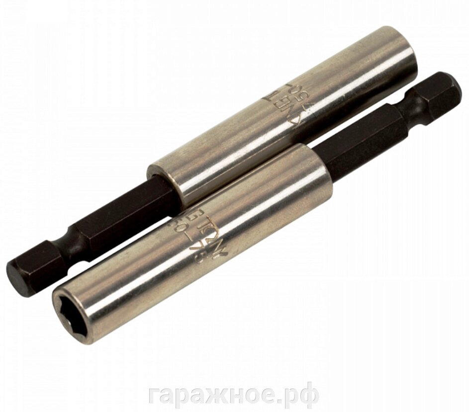 Держатель вставок (бит) 1/4", 75 мм, магнитный, для шуруповерта от компании ООО "Евростор" - фото 1