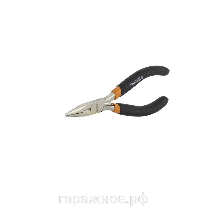 Длинногубцы прямые Mini, 130 мм, никелированные, авторазжим. SPARTA от компании ООО "Евростор" - фото 1
