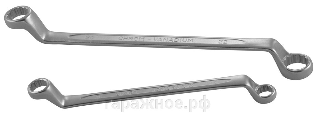 Ключ гаечный накидной изогнутый 75°, 10х11 мм от компании ООО "Евростор" - фото 1