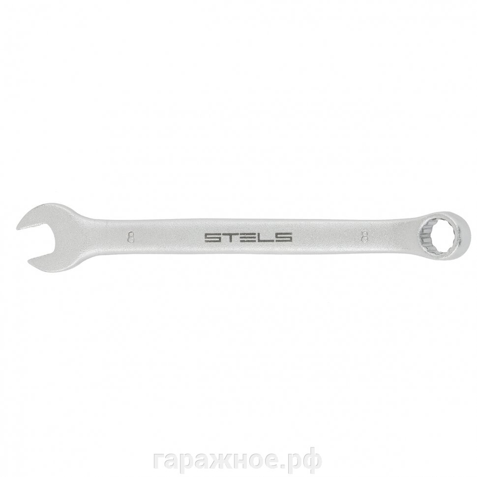 Ключ комбинированный, 12 мм, CrV, матовый хром. STELS от компании ООО "Евростор" - фото 1