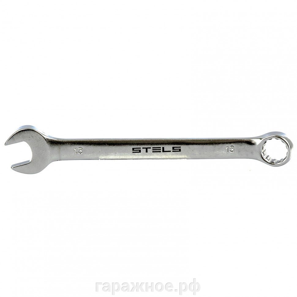 Ключ комбинированный, 13 мм, CrV, матовый хром. STELS от компании ООО "Евростор" - фото 1