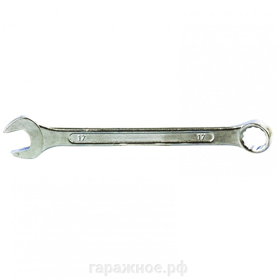 Ключ комбинированный, 17 мм, хромированный. SPARTA от компании ООО "Евростор" - фото 1