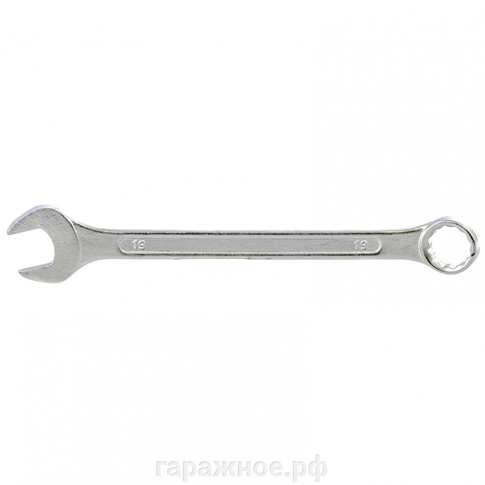 Ключ комбинированный, 19 мм, хромированный. SPARTA от компании ООО "Евростор" - фото 1