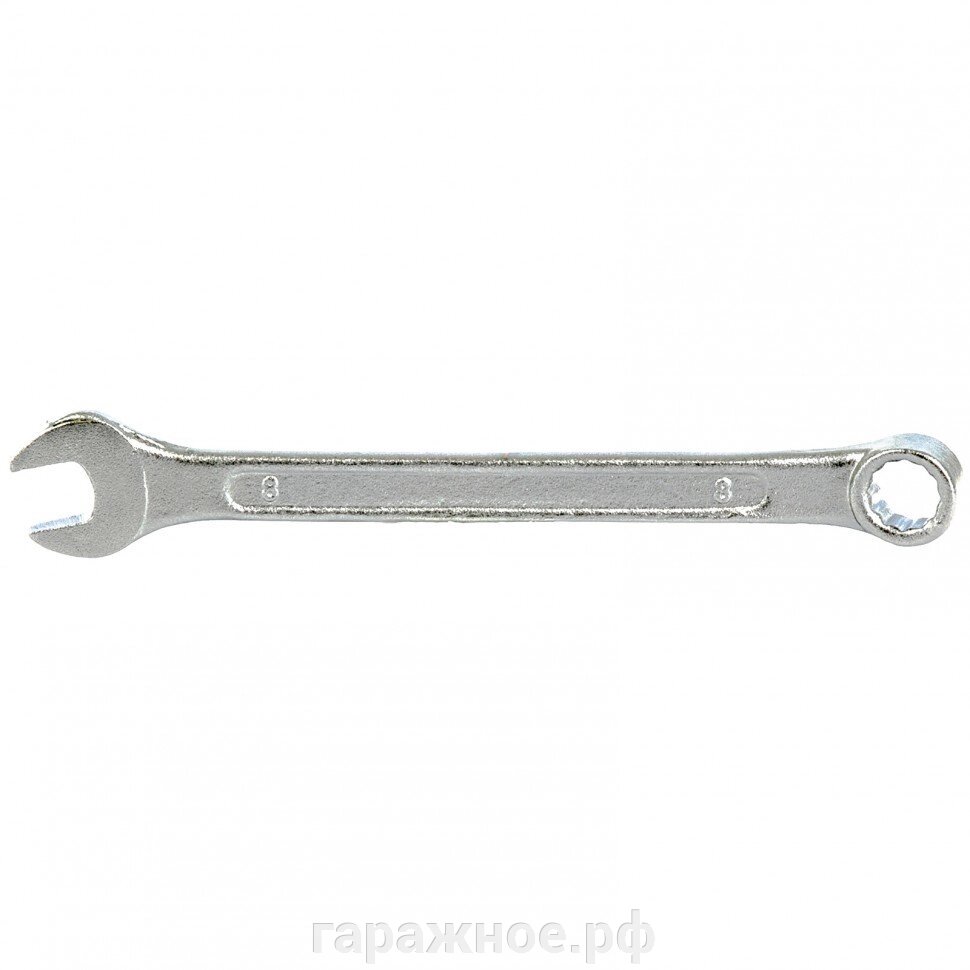Ключ комбинированный, 8 мм, хромированный. SPARTA от компании ООО "Евростор" - фото 1