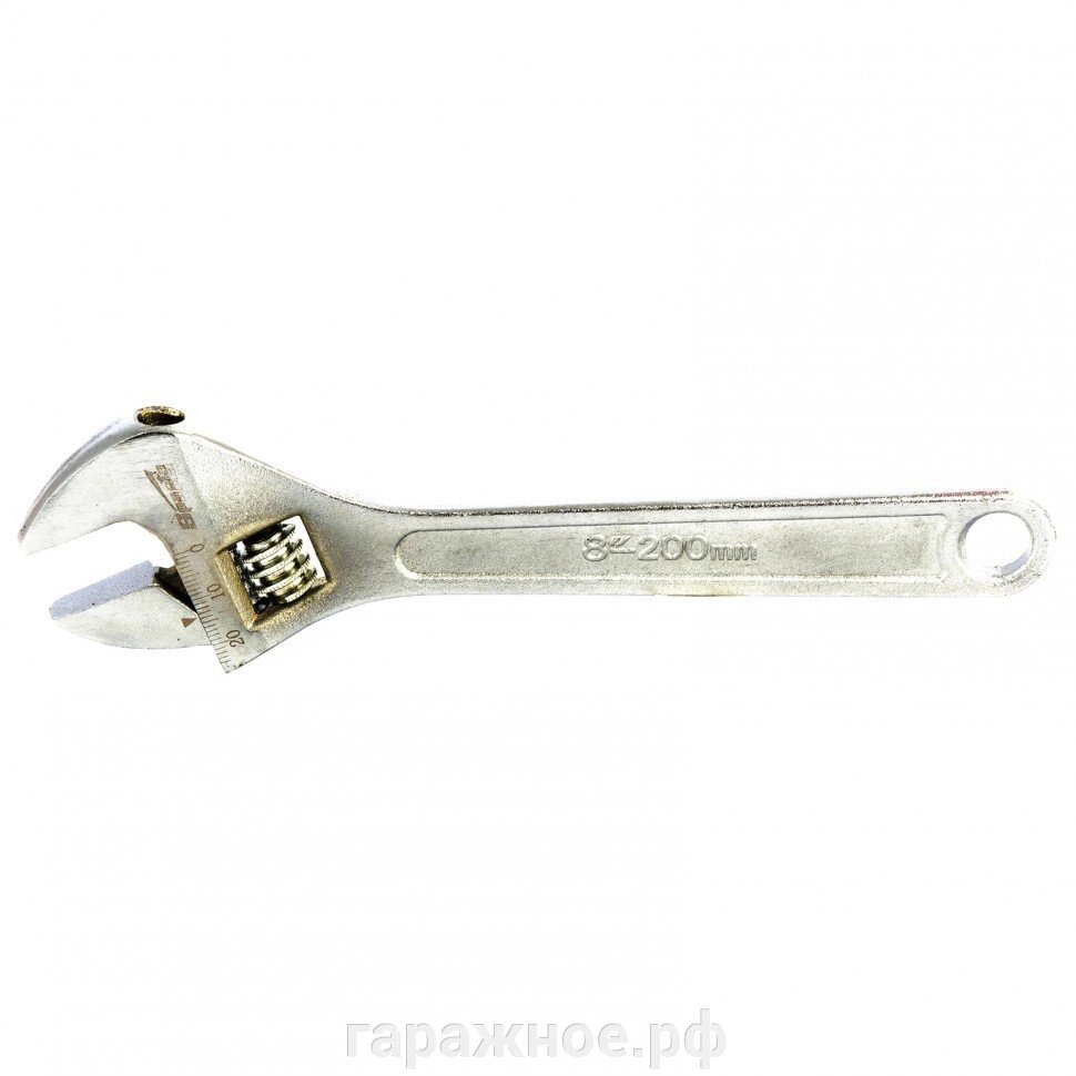 Ключ разводной, 200 мм, хромированный. SPARTA от компании ООО "Евростор" - фото 1