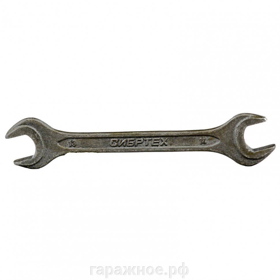 Ключ рожковый, 13 х 14 мм, CrV, фосфатированный, ГОСТ 2839. СИБРТЕХ от компании ООО "Евростор" - фото 1