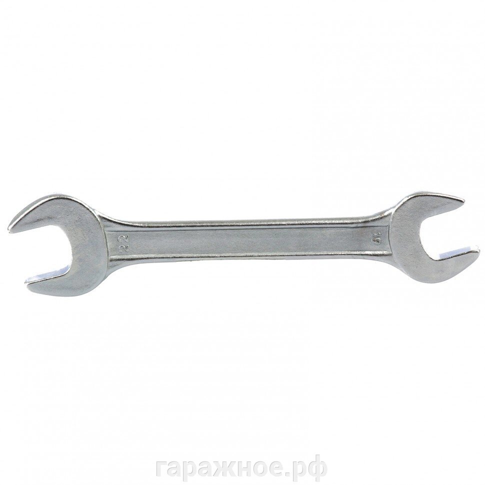 Ключ рожковый, 19 х 22 мм, хромированный. SPARTA от компании ООО "Евростор" - фото 1