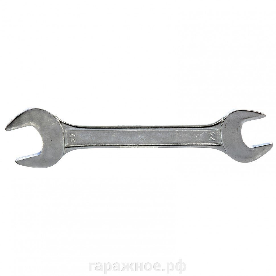 Ключ рожковый, 24 х 27 мм, хромированный. SPARTA от компании ООО "Евростор" - фото 1