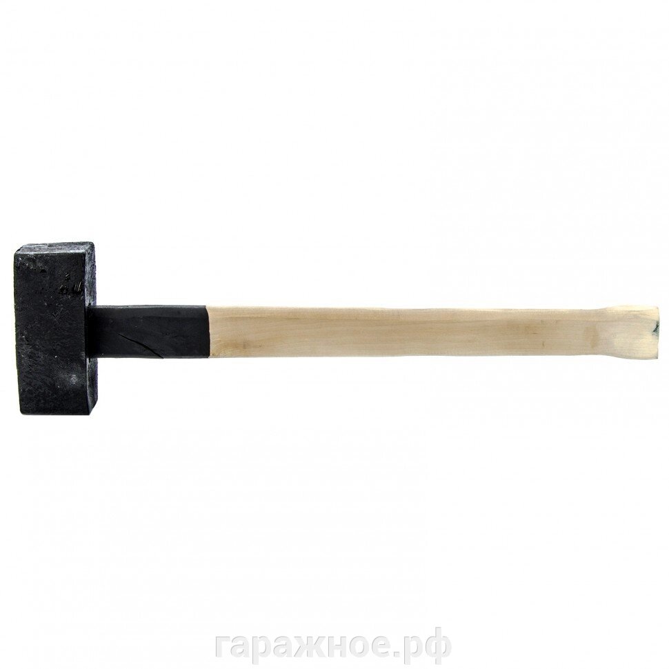 Кувалда, 8000 г, литая головка, деревянная рукоятка. Россия от компании ООО "Евростор" - фото 1