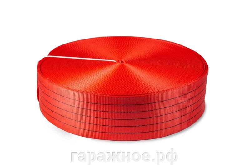 Лента текстильная TOR 6:1 125 мм 18750 кг (красный) от компании ООО "Евростор" - фото 1