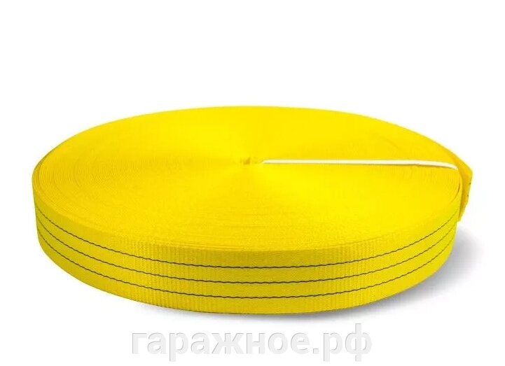Лента текстильная TOR 7:1 90 мм 13500 кг (желтый) от компании ООО "Евростор" - фото 1