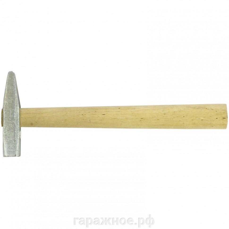 Молоток слесарный, 200 г, квадратный боек, деревянная рукоятка. Россия от компании ООО "Евростор" - фото 1