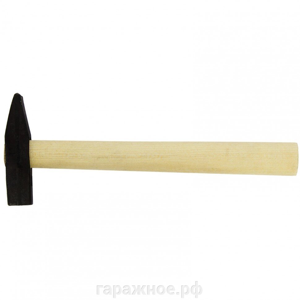Молоток слесарный, 400 г, квадратный боек, деревянная рукоятка. Россия от компании ООО "Евростор" - фото 1