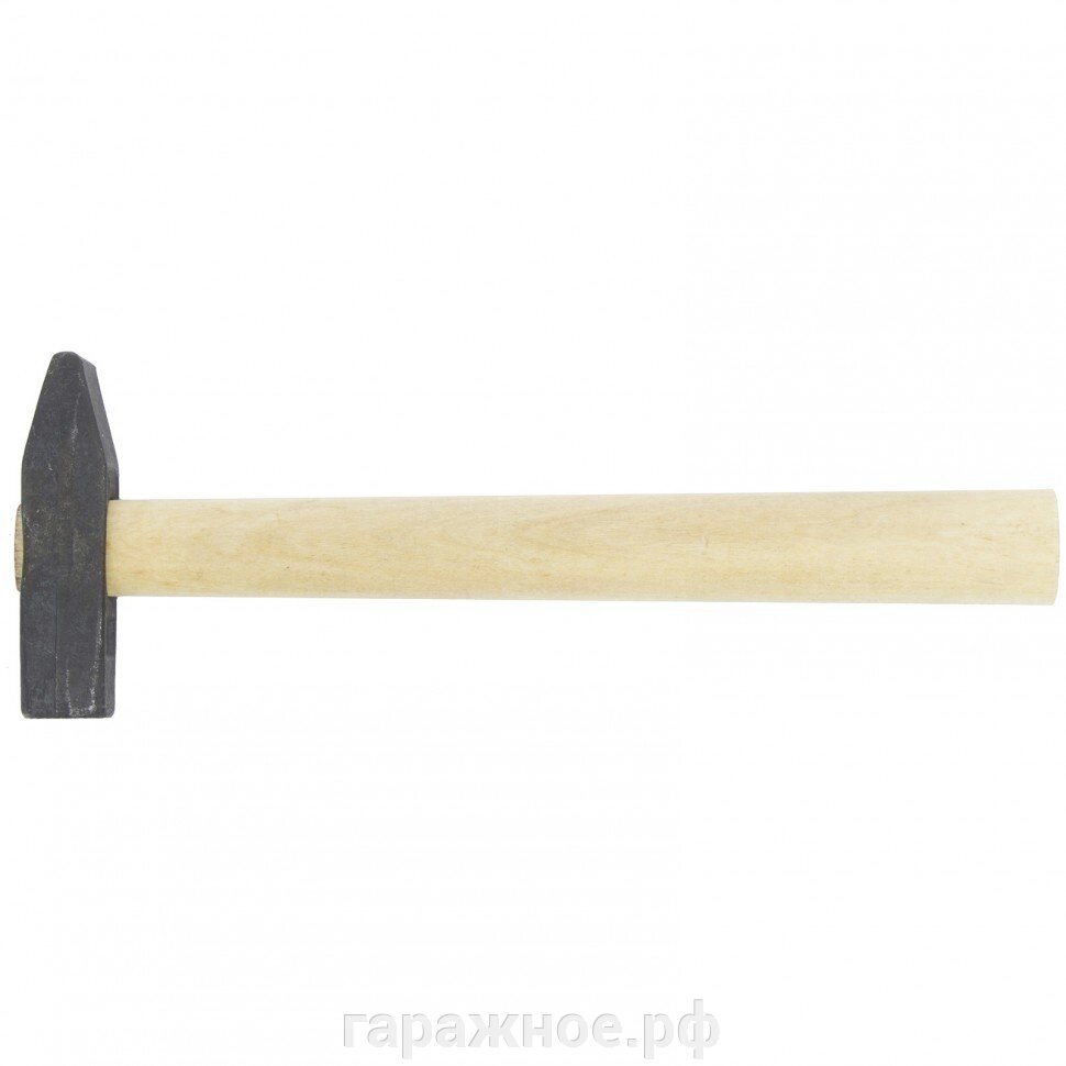 Молоток слесарный, 500 г, квадратный боек, деревянная рукоятка. Россия от компании ООО "Евростор" - фото 1