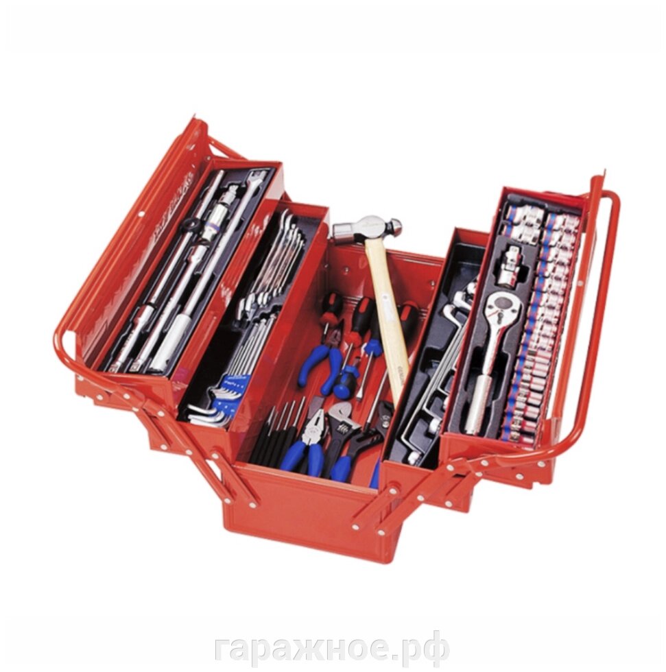 Набор инструментов, раскладной ящик, 65 предметов от компании ООО "Евростор" - фото 1
