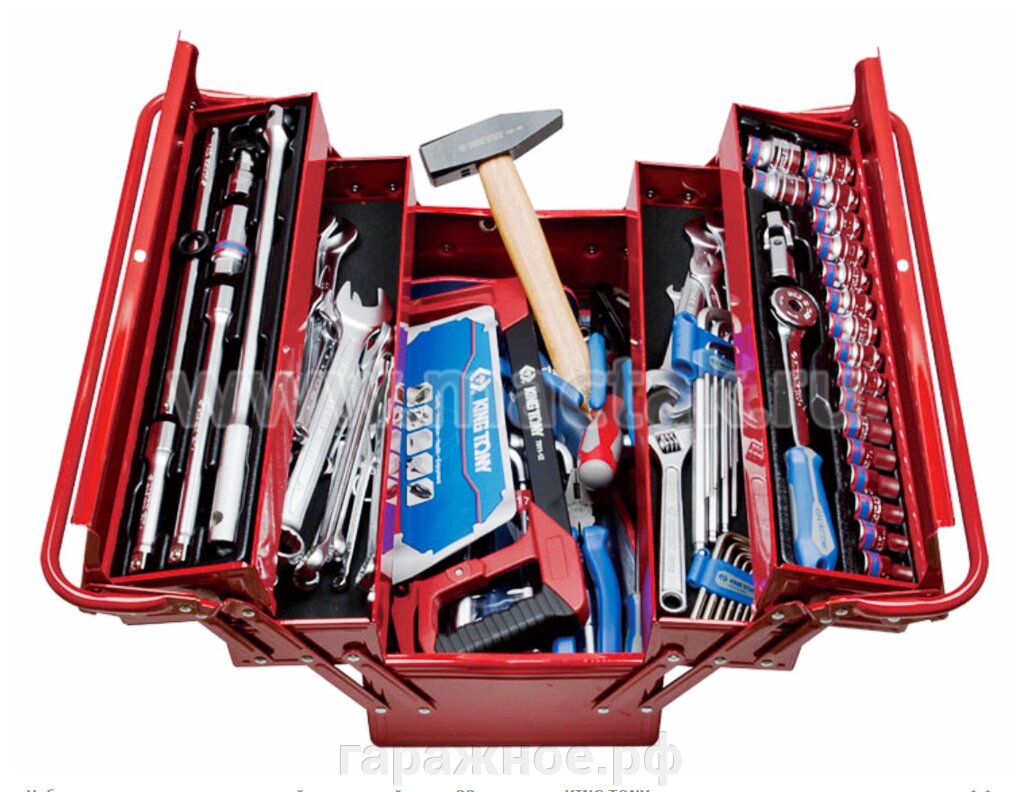 Набор инструментов, раскладной ящик, 88 предметов от компании ООО "Евростор" - фото 1