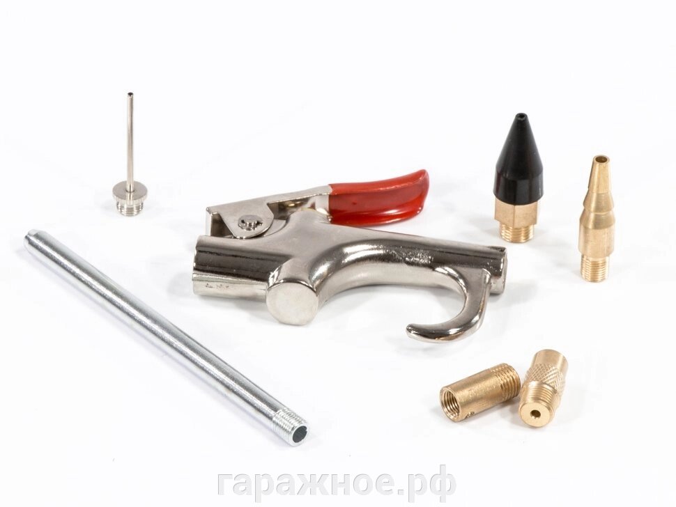Набор продувочный пистолет, пневмат. в комплекте с насадками, 6 шт. MATRIX от компании ООО "Евростор" - фото 1