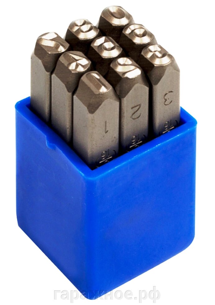 Набор ударных клейм 5 мм, цифры, 9 предметов King Tony от компании ООО "Евростор" - фото 1