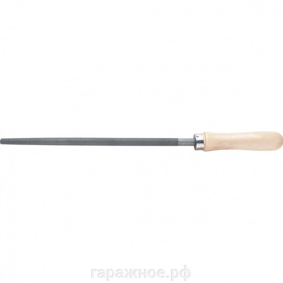 Напильник круглый, 200 мм, деревянная ручка. СИБРТЕХ от компании ООО "Евростор" - фото 1