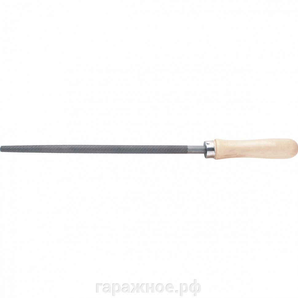 Напильник круглый, 300 мм, деревянная ручка. СИБРТЕХ от компании ООО "Евростор" - фото 1