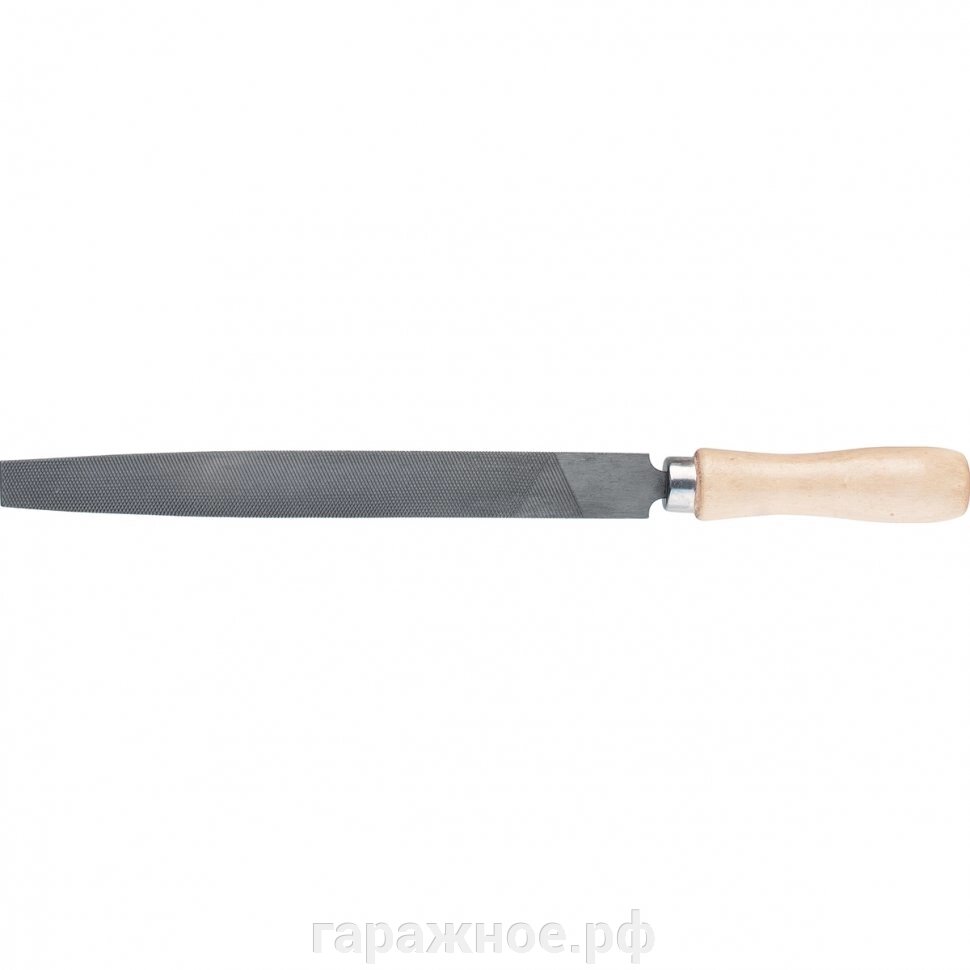 Напильник плоский, 150 мм, деревянная ручка. СИБРТЕХ от компании ООО "Евростор" - фото 1