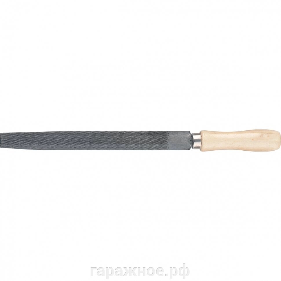 Напильник полукруглый, 200 мм, деревянная ручка. СИБРТЕХ от компании ООО "Евростор" - фото 1