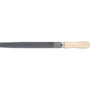 Напильник полукруглый, 250 мм, деревянная ручка. СИБРТЕХ