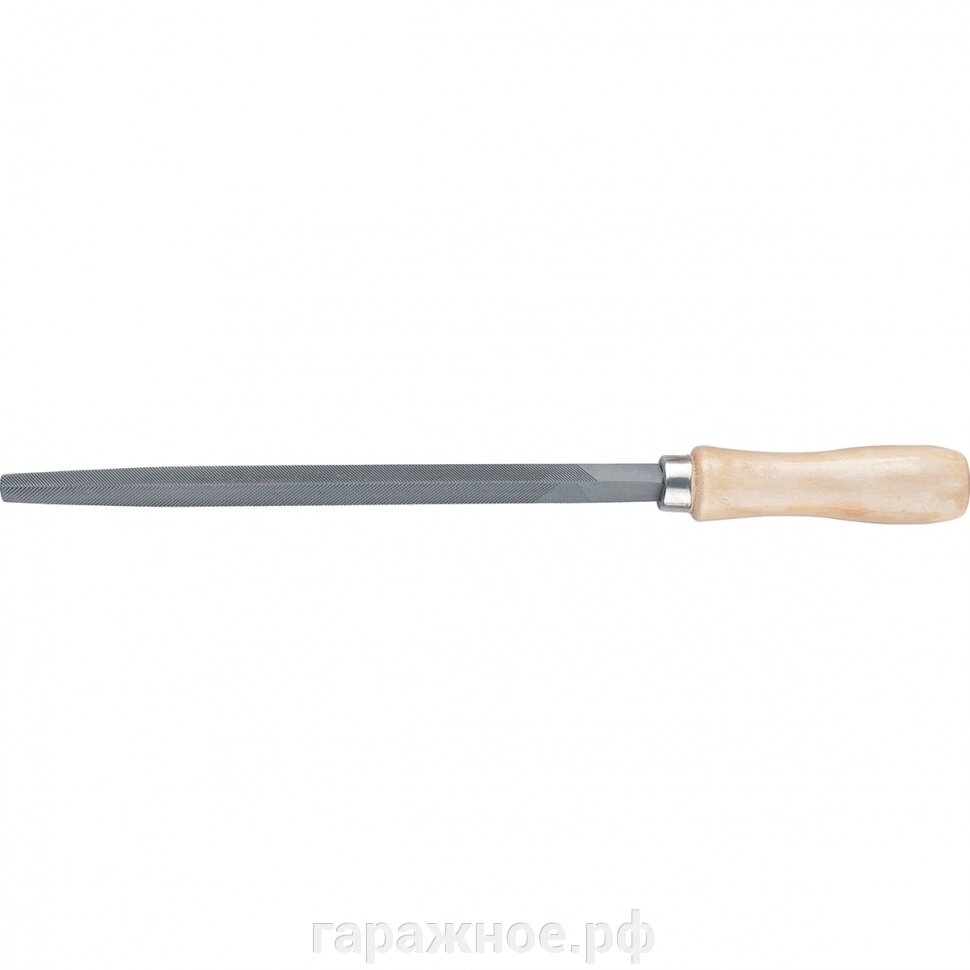 Напильник трехгранный, 150 мм, деревянная ручка. СИБРТЕХ от компании ООО "Евростор" - фото 1