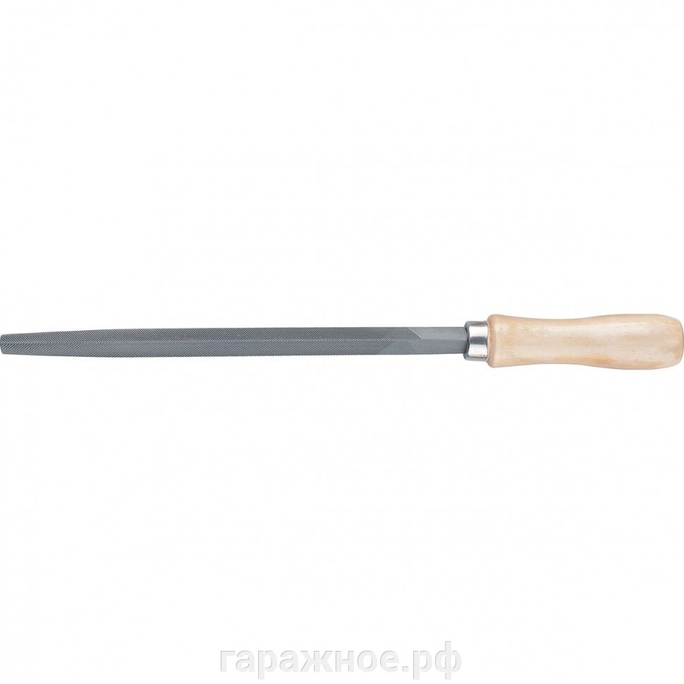 Напильник трехгранный, 300 мм, деревянная ручка. СИБРТЕХ от компании ООО "Евростор" - фото 1