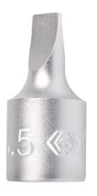 Насадка (бита) торцевая 1/4", Slotted, 5,5х1 мм, L = 25 мм KING TONY 201255X от компании ООО "Евростор" - фото 1