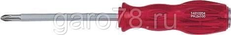 Отвертка крестовая Phillips №3, 150 мм, силовая, пластиковая ручка KING TONY 14810306 от компании ООО "Евростор" - фото 1