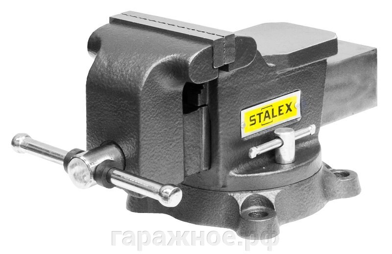 Тиски слесарные STALEX &quot;Горилла&quot;, 100 х 75 мм., 360°7,0 кг. - акции